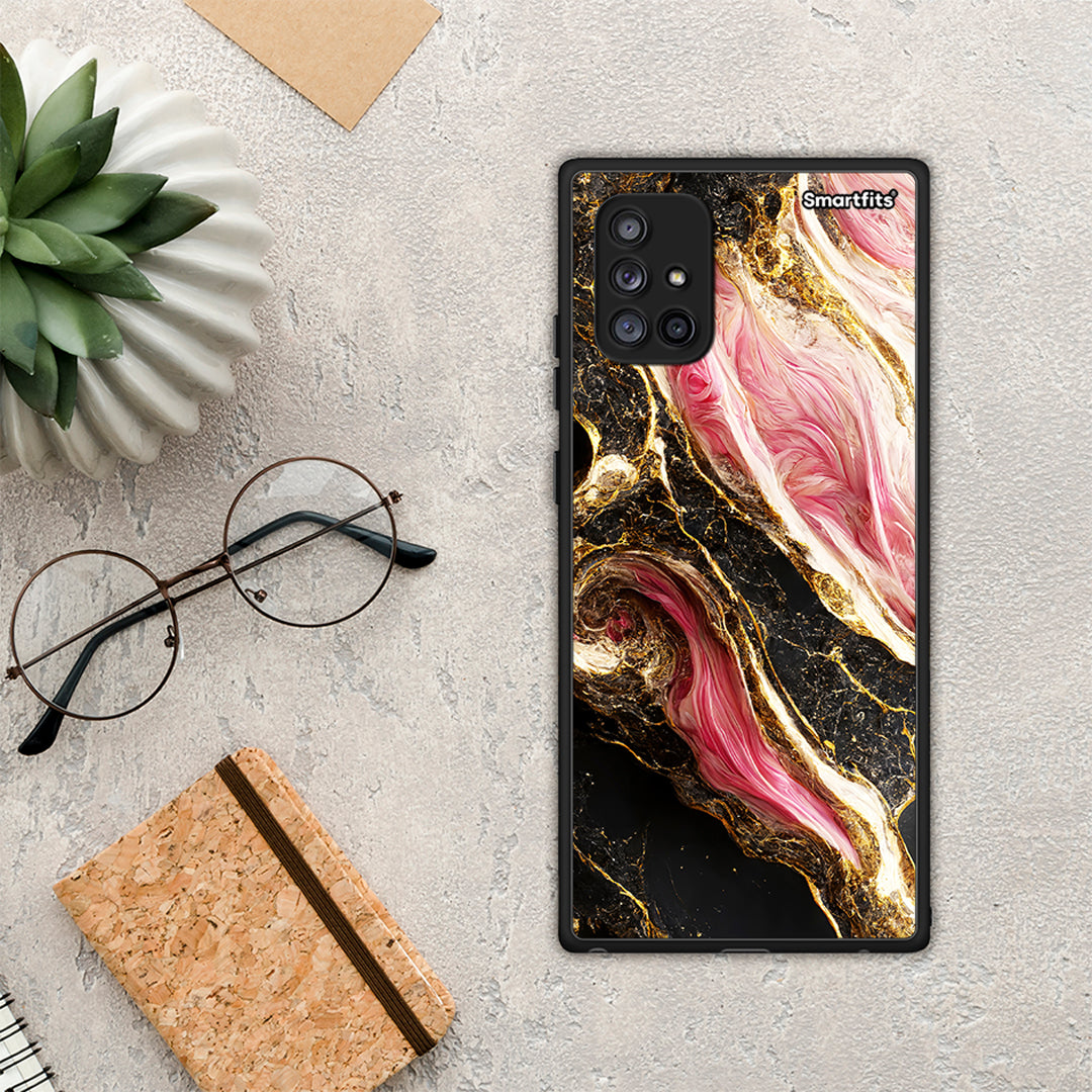 Glamorous Pink Marble - Samsung Galaxy A71 5G case