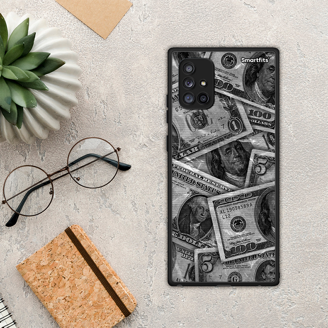 Money Dollars - Samsung Galaxy A71 5G case