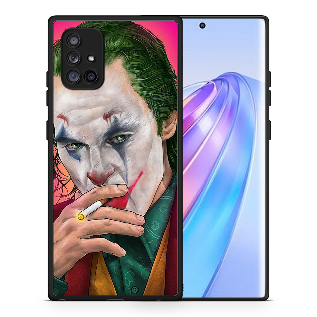 Θήκη Samsung Galaxy A71 5G JokesOnU PopArt από τη Smartfits με σχέδιο στο πίσω μέρος και μαύρο περίβλημα | Samsung Galaxy A71 5G JokesOnU PopArt case with colorful back and black bezels