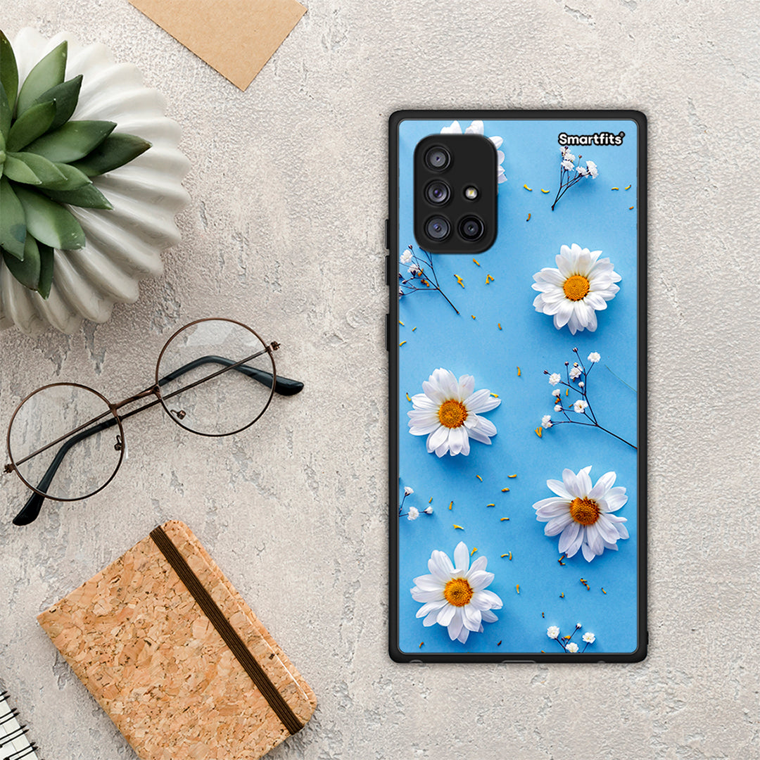 Real Daisies - Samsung Galaxy A71 5G case