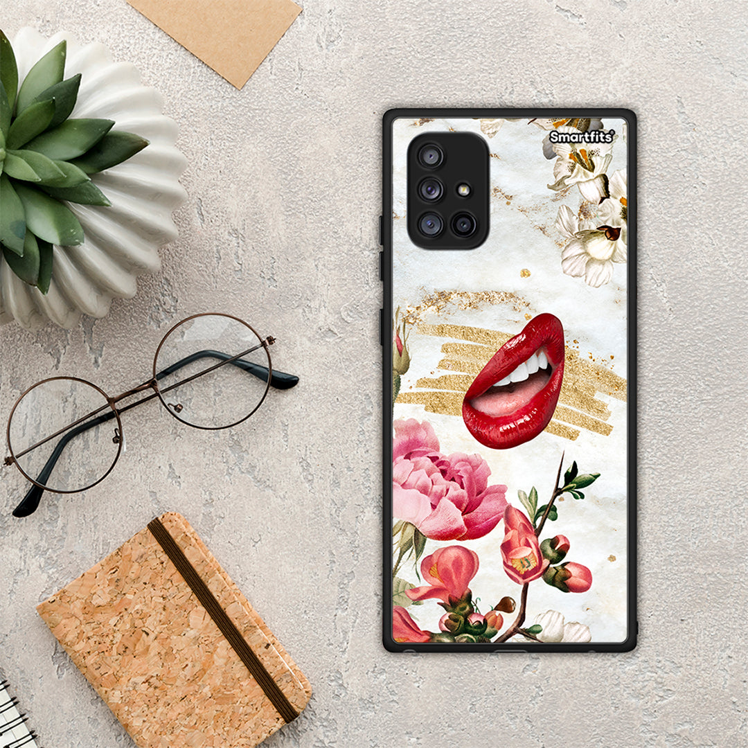 Red Lips - Samsung Galaxy A71 5G case