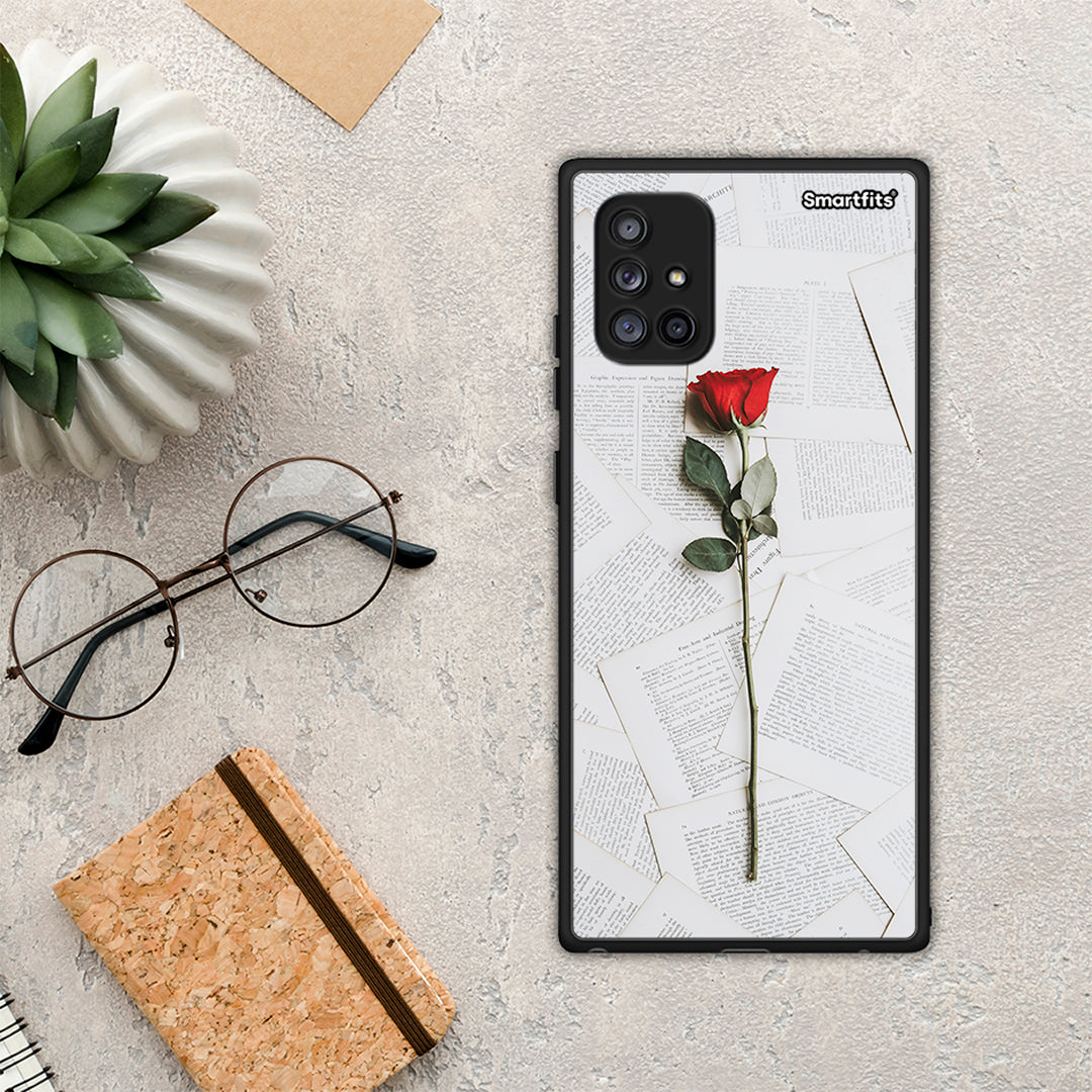 Red Rose - Samsung Galaxy A71 5G case