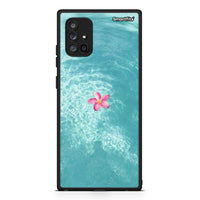 Thumbnail for Samsung Galaxy A71 5G Water Flower Θήκη από τη Smartfits με σχέδιο στο πίσω μέρος και μαύρο περίβλημα | Smartphone case with colorful back and black bezels by Smartfits