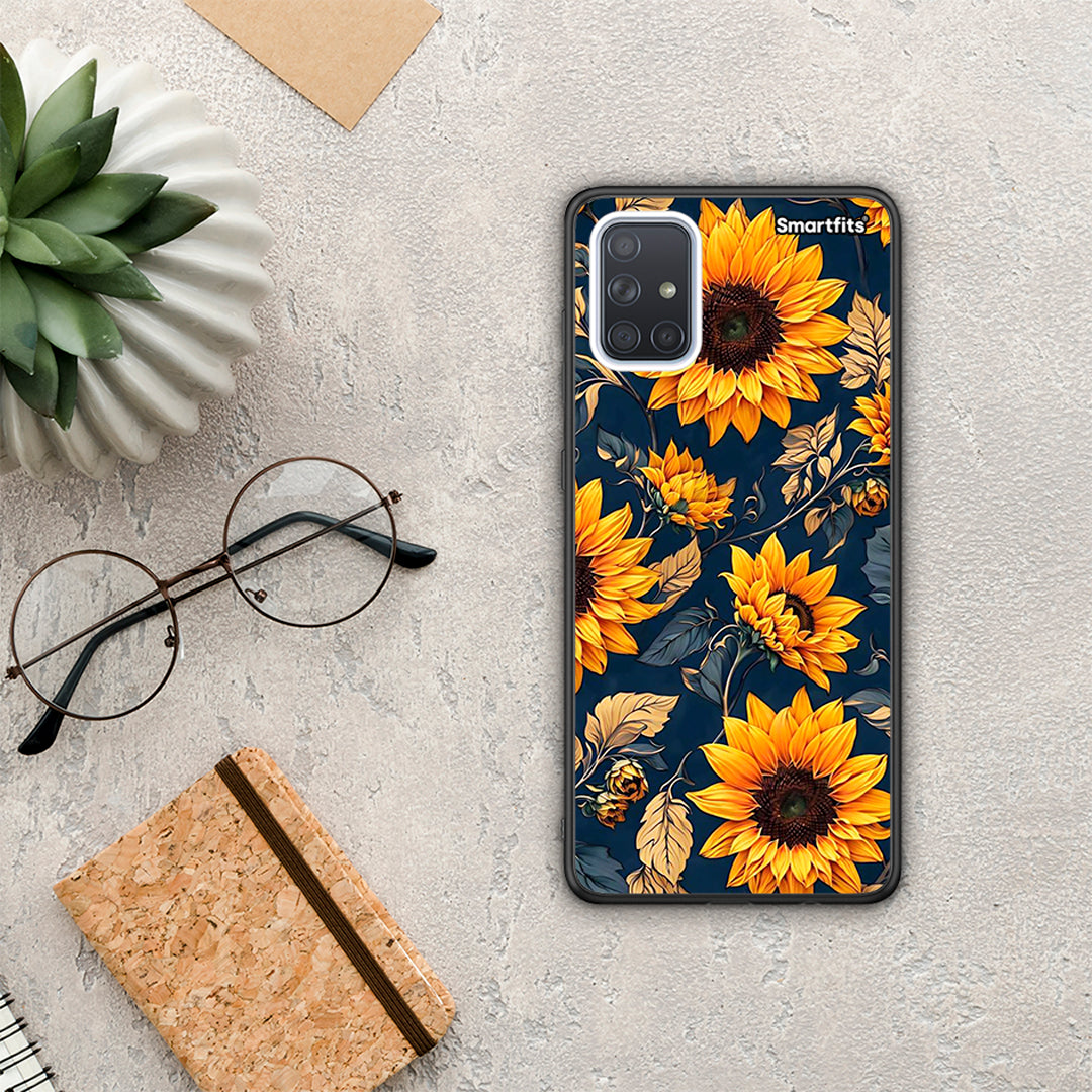 Autumn Sunflowers - Samsung Galaxy A71 case
