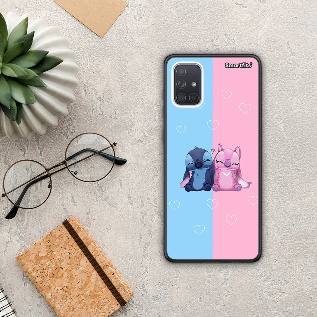 Stitch and Angel - Samsung Galaxy A71 case