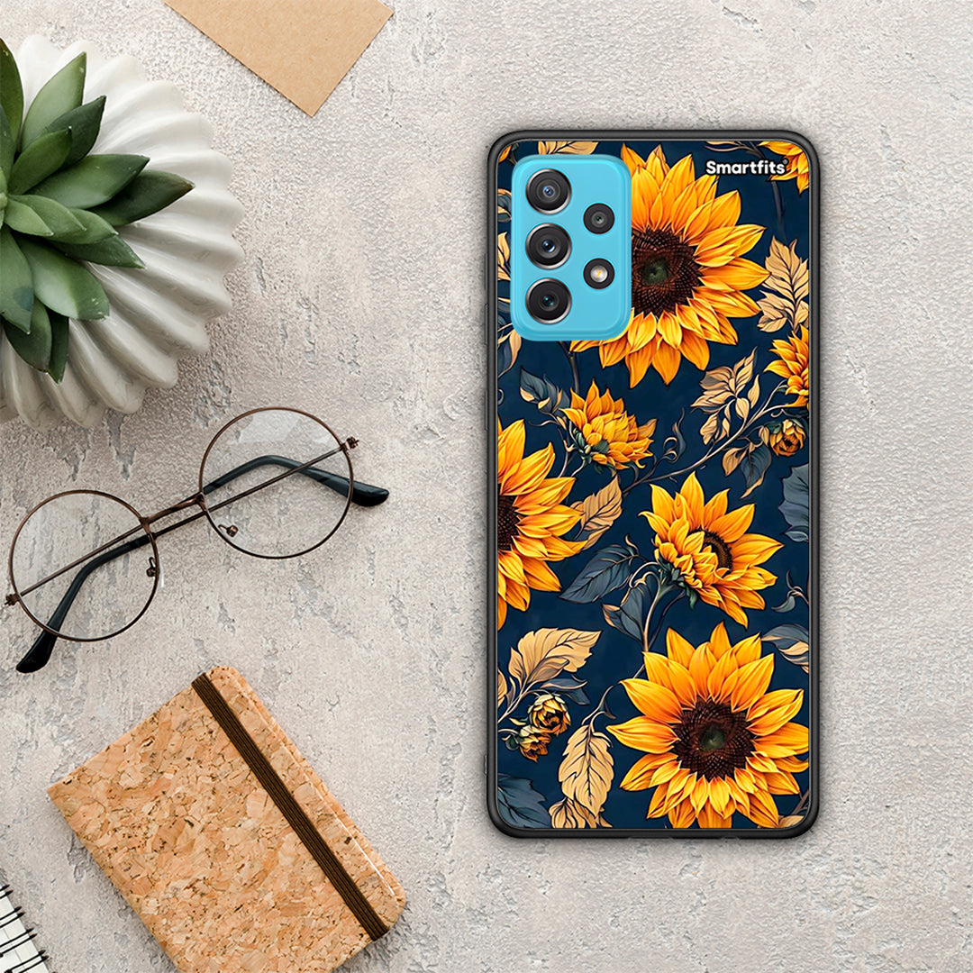 Autumn Sunflowers - Samsung Galaxy A72 case