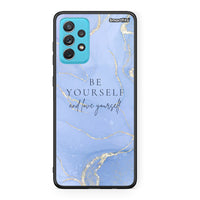 Thumbnail for Samsung A72 Be Yourself θήκη από τη Smartfits με σχέδιο στο πίσω μέρος και μαύρο περίβλημα | Smartphone case with colorful back and black bezels by Smartfits