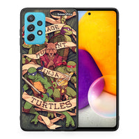 Thumbnail for Θήκη Samsung A72 Ninja Turtles από τη Smartfits με σχέδιο στο πίσω μέρος και μαύρο περίβλημα | Samsung A72 Ninja Turtles case with colorful back and black bezels