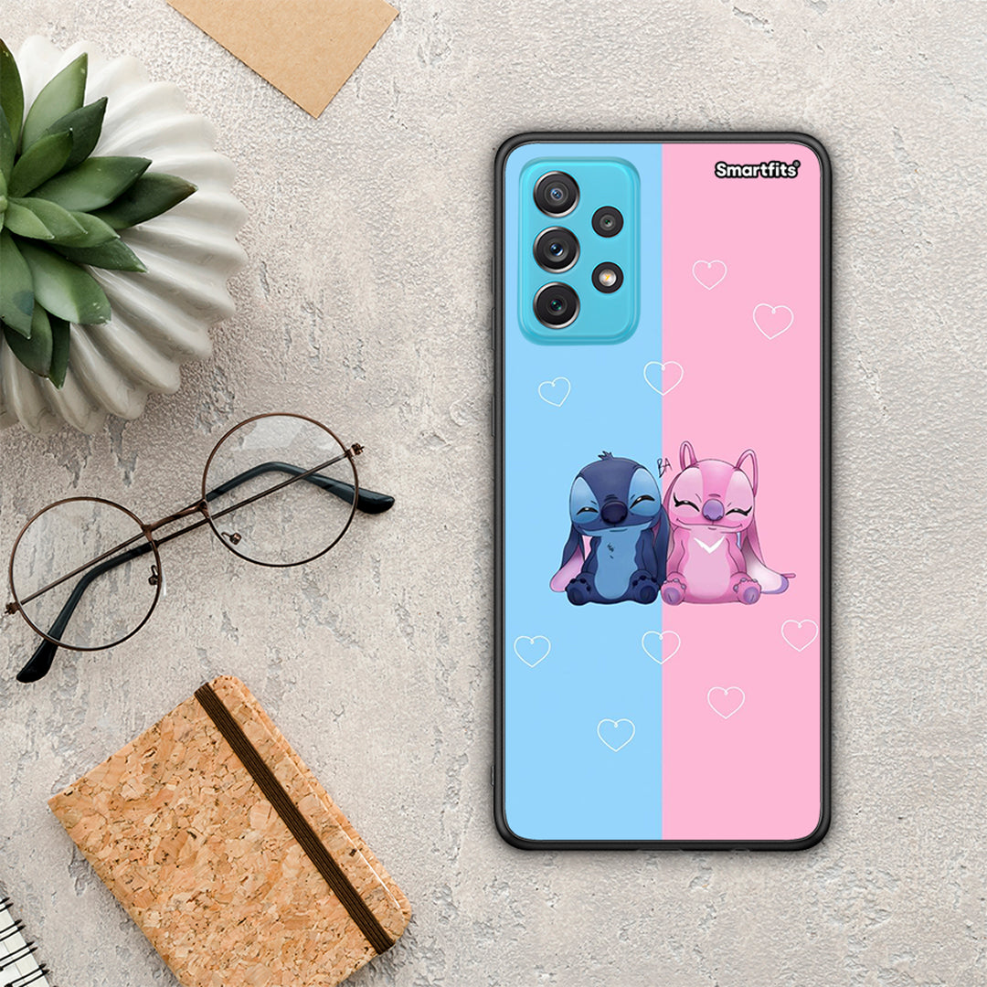 Stitch and Angel - Samsung Galaxy A72 case