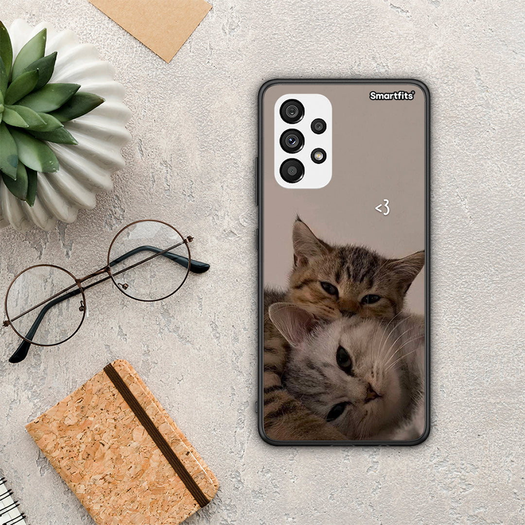 Cats in Love - Samsung Galaxy A73 5G case