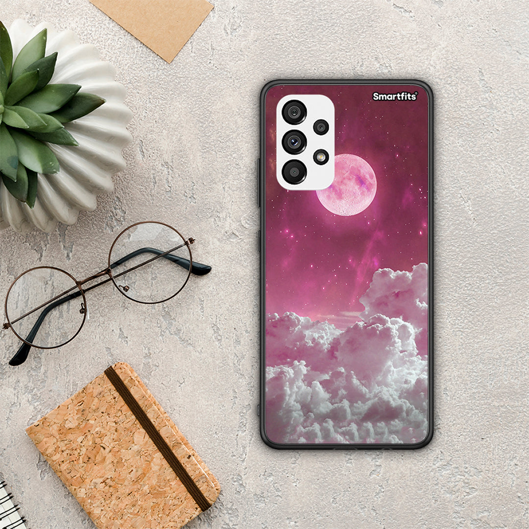 Pink Moon - Samsung Galaxy A73 5G case