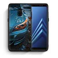 Thumbnail for Θήκη Samsung A8 Bmw E60 από τη Smartfits με σχέδιο στο πίσω μέρος και μαύρο περίβλημα | Samsung A8 Bmw E60 case with colorful back and black bezels
