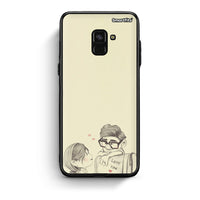 Thumbnail for Samsung A8 Carl And Ellie θήκη από τη Smartfits με σχέδιο στο πίσω μέρος και μαύρο περίβλημα | Smartphone case with colorful back and black bezels by Smartfits