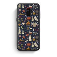 Thumbnail for Samsung A8 Christmas Elements θήκη από τη Smartfits με σχέδιο στο πίσω μέρος και μαύρο περίβλημα | Smartphone case with colorful back and black bezels by Smartfits