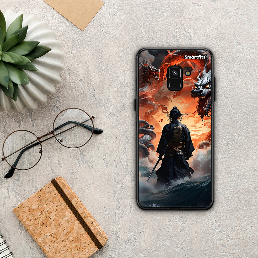 Dragons Fight - Samsung Galaxy A8 case