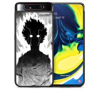 Thumbnail for Θήκη Samsung A80 Anime Boy από τη Smartfits με σχέδιο στο πίσω μέρος και μαύρο περίβλημα | Samsung A80 Anime Boy case with colorful back and black bezels