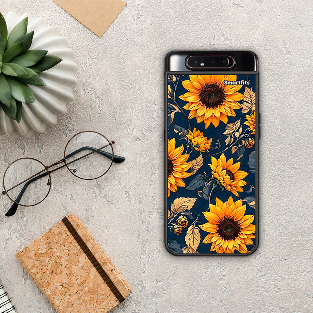 Autumn Sunflowers - Samsung Galaxy A80 case