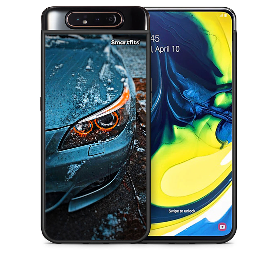 Θήκη Samsung A80 Bmw E60 από τη Smartfits με σχέδιο στο πίσω μέρος και μαύρο περίβλημα | Samsung A80 Bmw E60 case with colorful back and black bezels