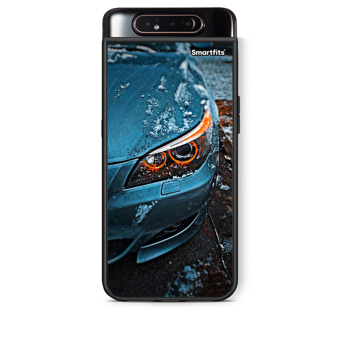 Samsung A80 Bmw E60 Θήκη από τη Smartfits με σχέδιο στο πίσω μέρος και μαύρο περίβλημα | Smartphone case with colorful back and black bezels by Smartfits