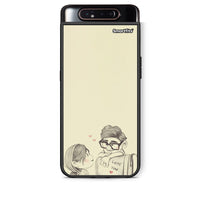 Thumbnail for Samsung A80 Carl And Ellie θήκη από τη Smartfits με σχέδιο στο πίσω μέρος και μαύρο περίβλημα | Smartphone case with colorful back and black bezels by Smartfits