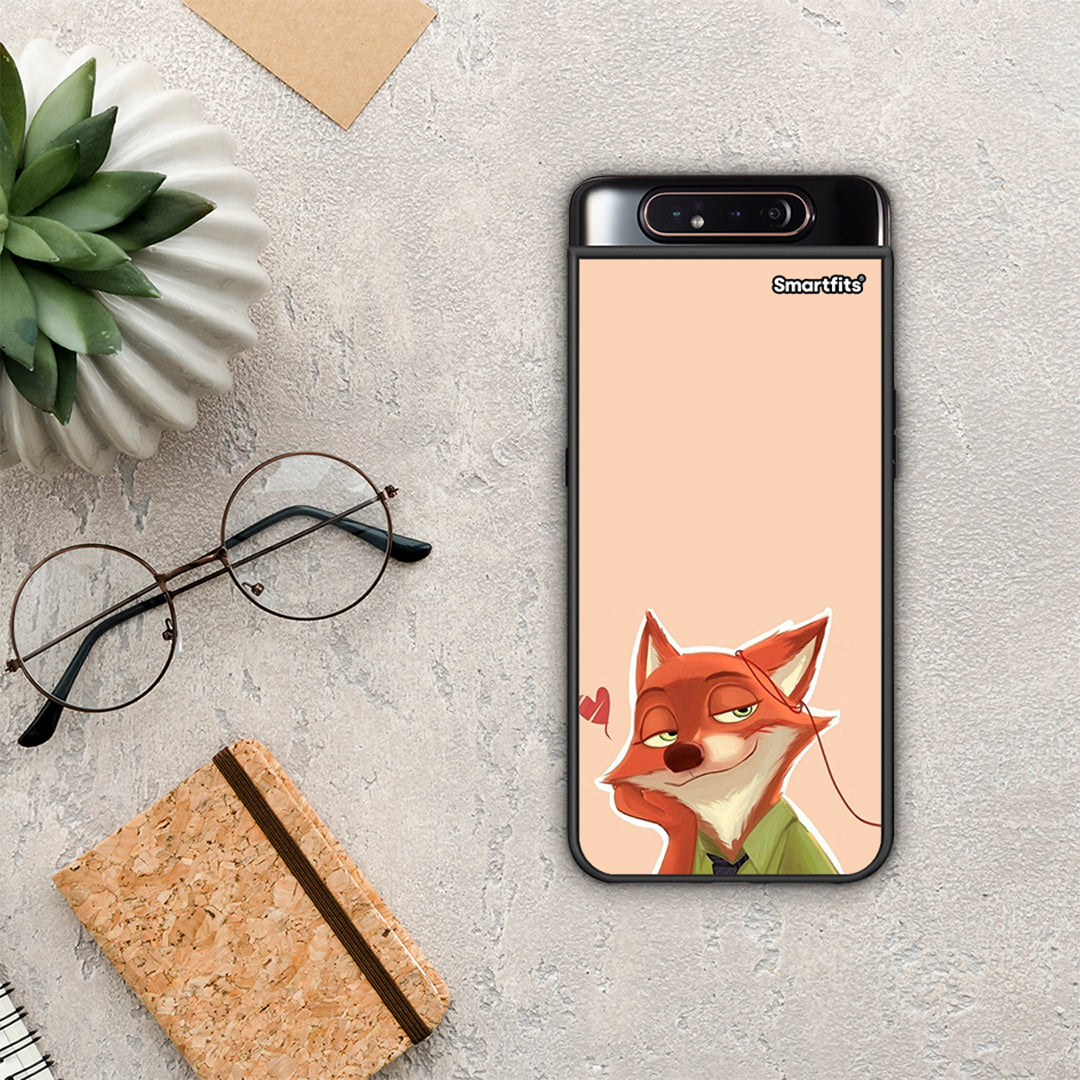 Nick Wilde and Judy Hopps Love 1 - Samsung Galaxy A80 Case