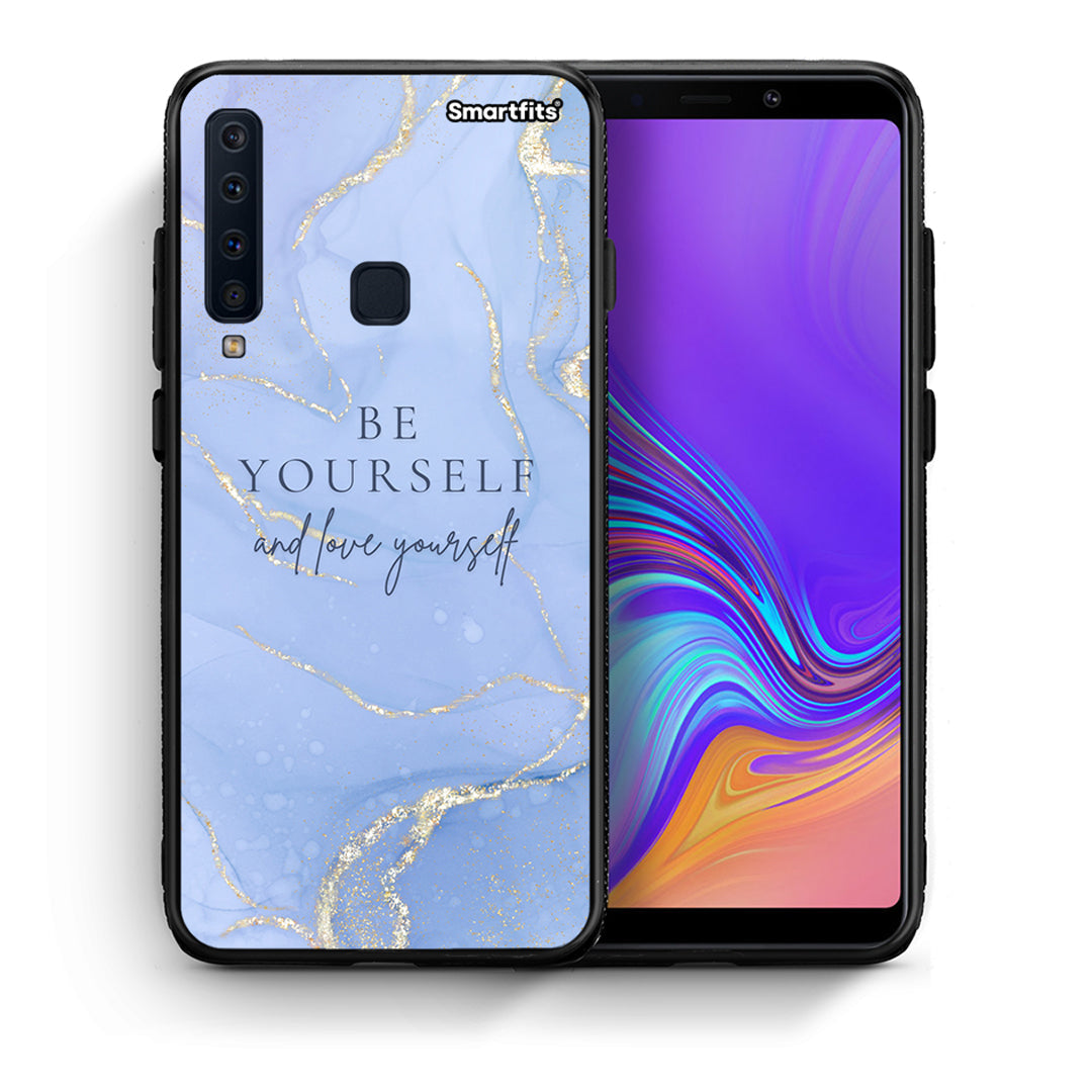 Θήκη Samsung A9 Be Yourself από τη Smartfits με σχέδιο στο πίσω μέρος και μαύρο περίβλημα | Samsung A9 Be Yourself case with colorful back and black bezels