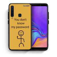 Thumbnail for Θήκη Samsung A9 My Password από τη Smartfits με σχέδιο στο πίσω μέρος και μαύρο περίβλημα | Samsung A9 My Password case with colorful back and black bezels