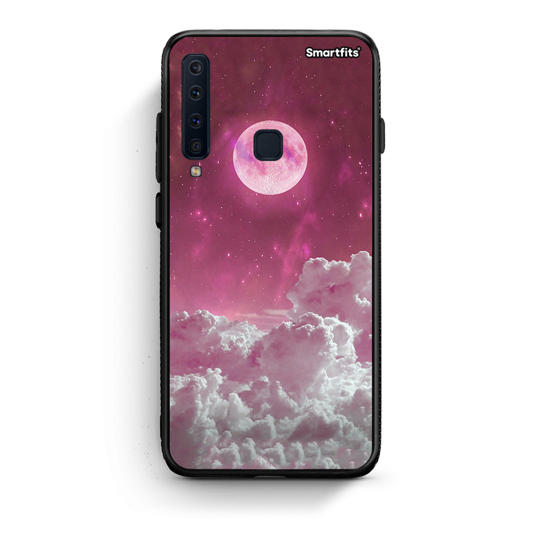 samsung a9 Pink Moon Θήκη από τη Smartfits με σχέδιο στο πίσω μέρος και μαύρο περίβλημα | Smartphone case with colorful back and black bezels by Smartfits