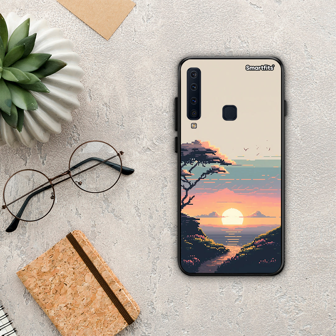 Pixel Sunset - Samsung Galaxy A9 case