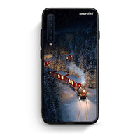 Thumbnail for samsung a9 Xmas Train θήκη από τη Smartfits με σχέδιο στο πίσω μέρος και μαύρο περίβλημα | Smartphone case with colorful back and black bezels by Smartfits