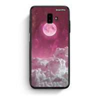 Thumbnail for samsung J6+ Pink Moon Θήκη από τη Smartfits με σχέδιο στο πίσω μέρος και μαύρο περίβλημα | Smartphone case with colorful back and black bezels by Smartfits