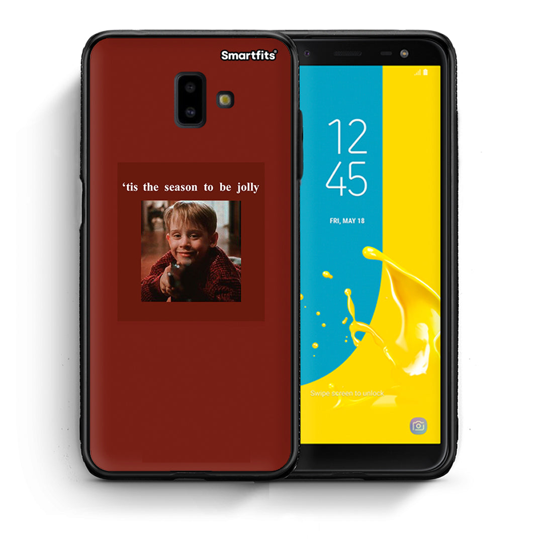 Θήκη Samsung J6+ Xmas Ultimate Spirit από τη Smartfits με σχέδιο στο πίσω μέρος και μαύρο περίβλημα | Samsung J6+ Xmas Ultimate Spirit case with colorful back and black bezels