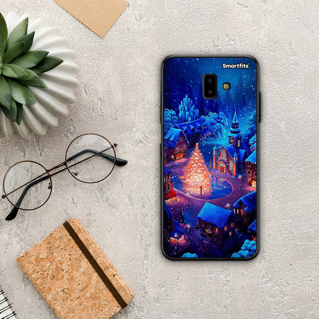 Xmas Village - Samsung Galaxy J6+ case