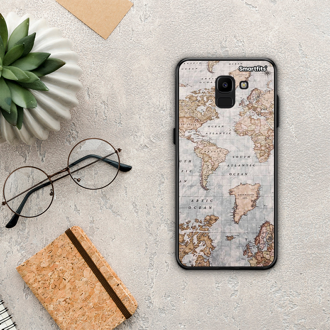 World Map - Samsung Galaxy J6 case