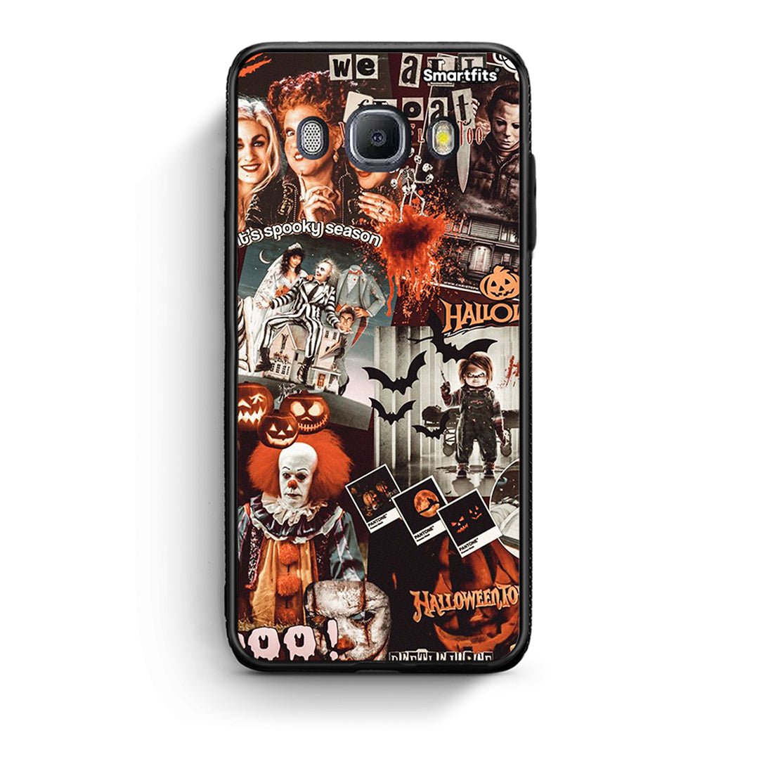 Samsung J7 2016 Halloween Spooky Season θήκη από τη Smartfits με σχέδιο στο πίσω μέρος και μαύρο περίβλημα | Smartphone case with colorful back and black bezels by Smartfits