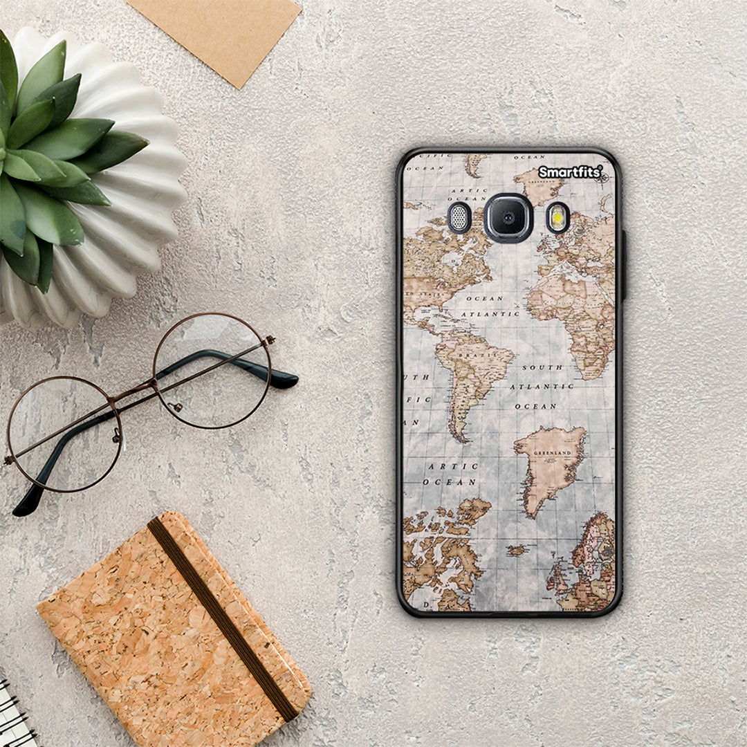 World Map - Samsung Galaxy J7 2016 Case