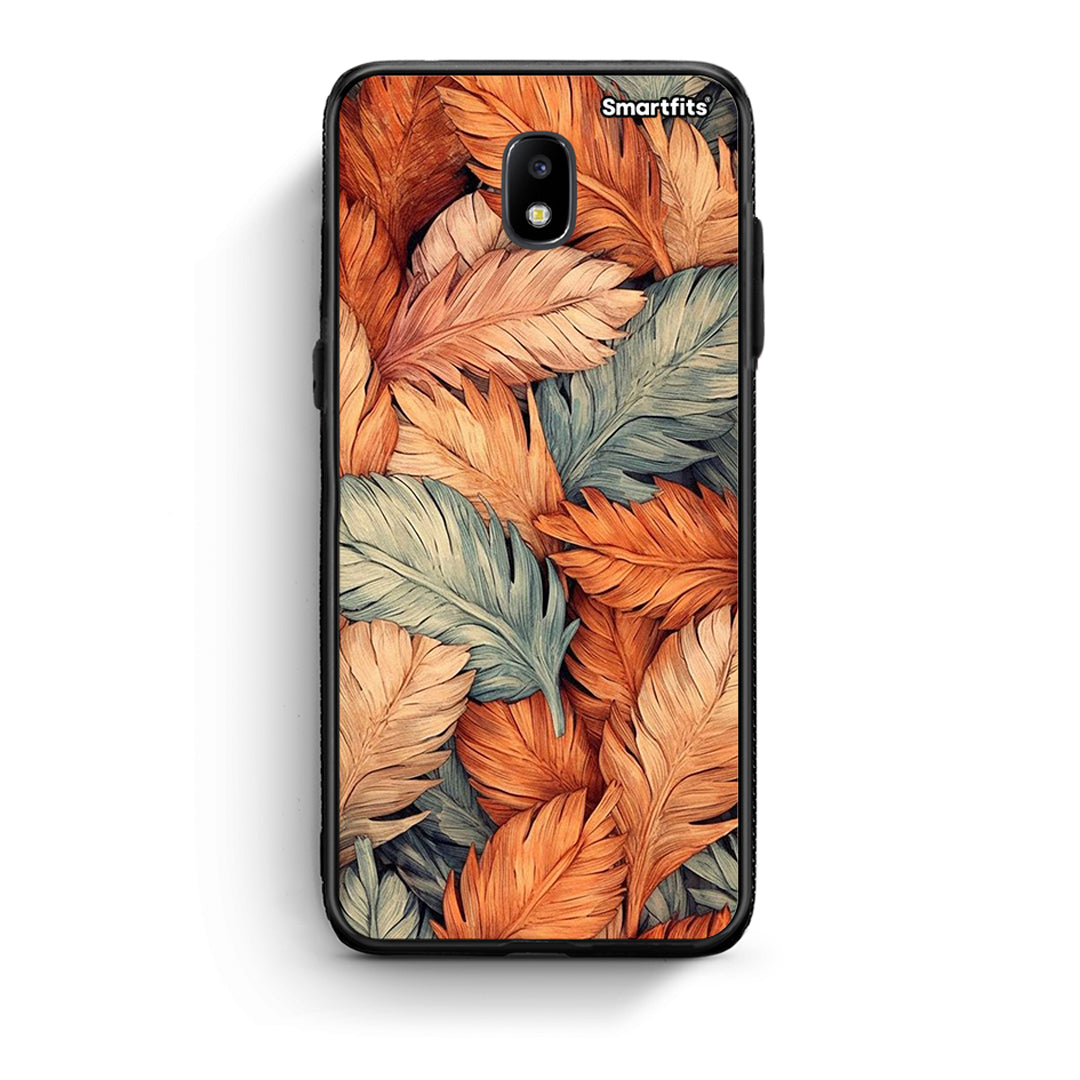 Samsung J5 2017 Autumn Leaves θήκη από τη Smartfits με σχέδιο στο πίσω μέρος και μαύρο περίβλημα | Smartphone case with colorful back and black bezels by Smartfits