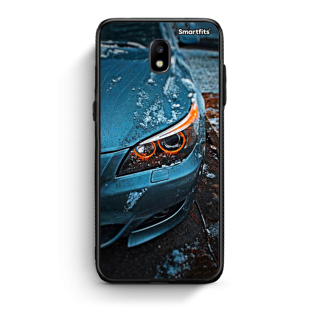 Samsung J7 2017 Bmw E60 θήκη από τη Smartfits με σχέδιο στο πίσω μέρος και μαύρο περίβλημα | Smartphone case with colorful back and black bezels by Smartfits