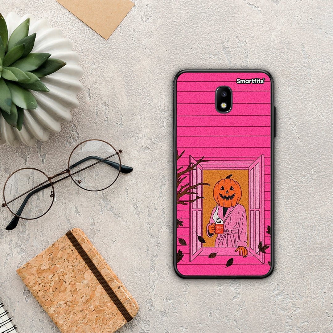 Halloween Pumpkin Lady - Samsung Galaxy J7 2017 Case