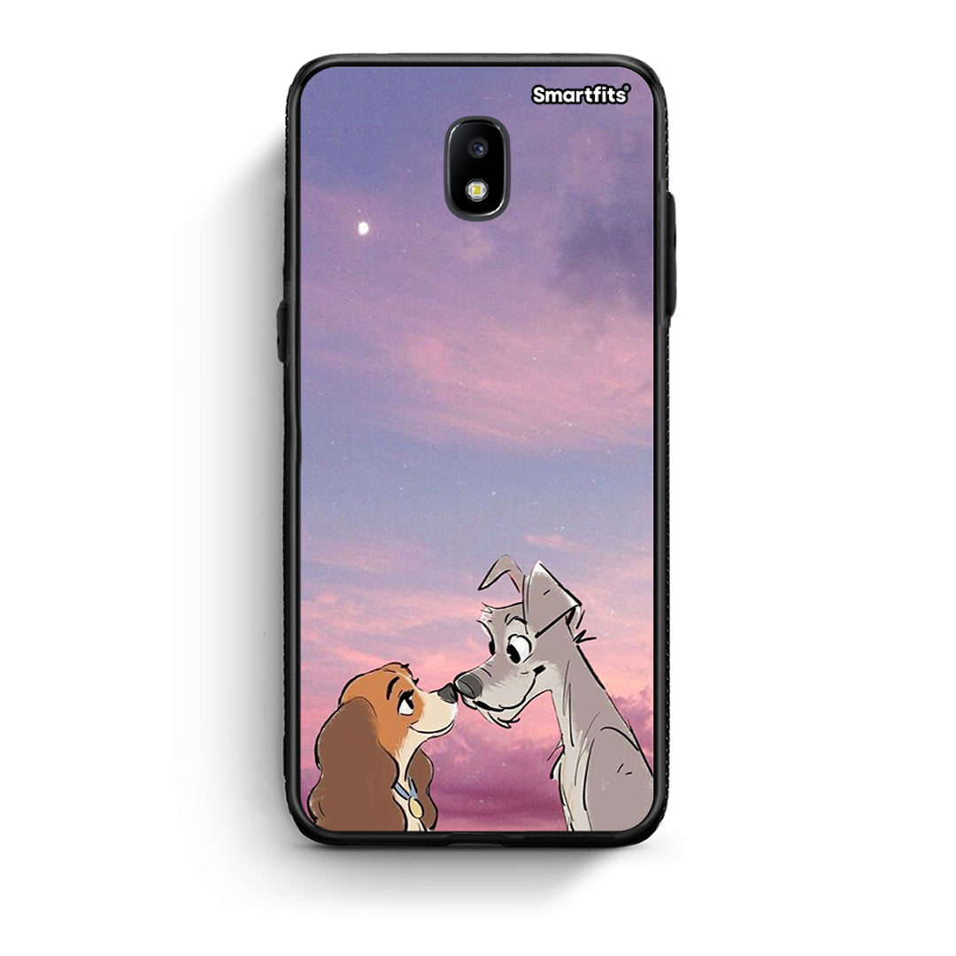 Samsung J5 2017 Lady And Tramp θήκη από τη Smartfits με σχέδιο στο πίσω μέρος και μαύρο περίβλημα | Smartphone case with colorful back and black bezels by Smartfits