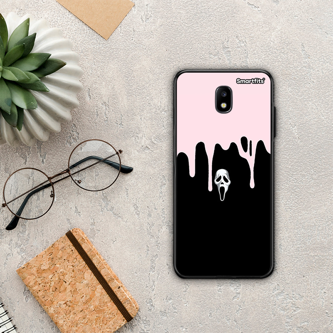 Melting Halloween Mask - Samsung Galaxy J7 2017 Case