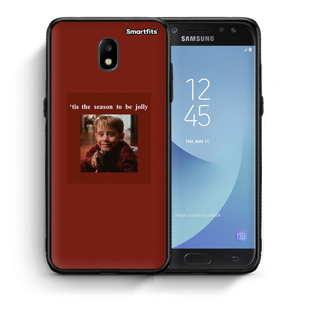 Θήκη Samsung J7 2017 Xmas Ultimate Spirit από τη Smartfits με σχέδιο στο πίσω μέρος και μαύρο περίβλημα | Samsung J7 2017 Xmas Ultimate Spirit case with colorful back and black bezels