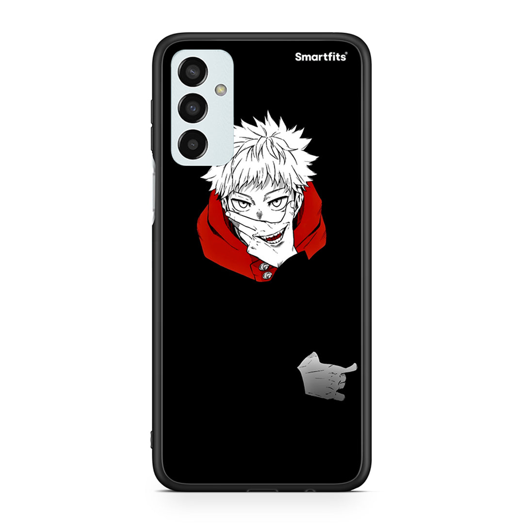 Samsung M13 Itadori Anime θήκη από τη Smartfits με σχέδιο στο πίσω μέρος και μαύρο περίβλημα | Smartphone case with colorful back and black bezels by Smartfits