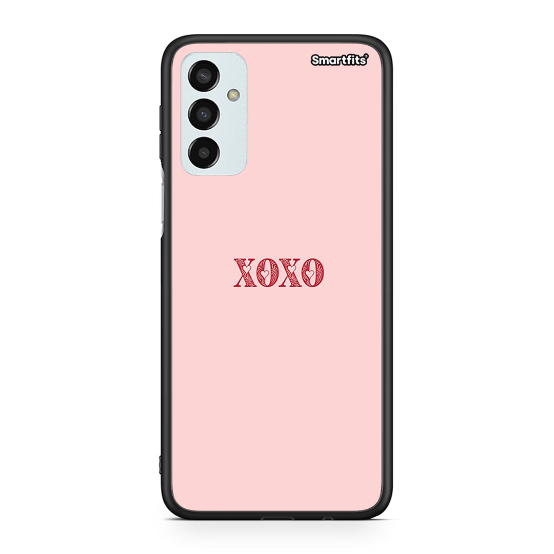 Samsung M13 XOXO Love θήκη από τη Smartfits με σχέδιο στο πίσω μέρος και μαύρο περίβλημα | Smartphone case with colorful back and black bezels by Smartfits