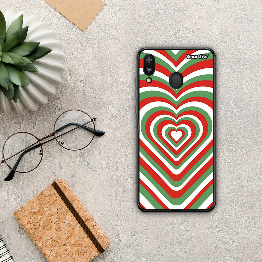 Christmas Hearts - Samsung Galaxy M20 case