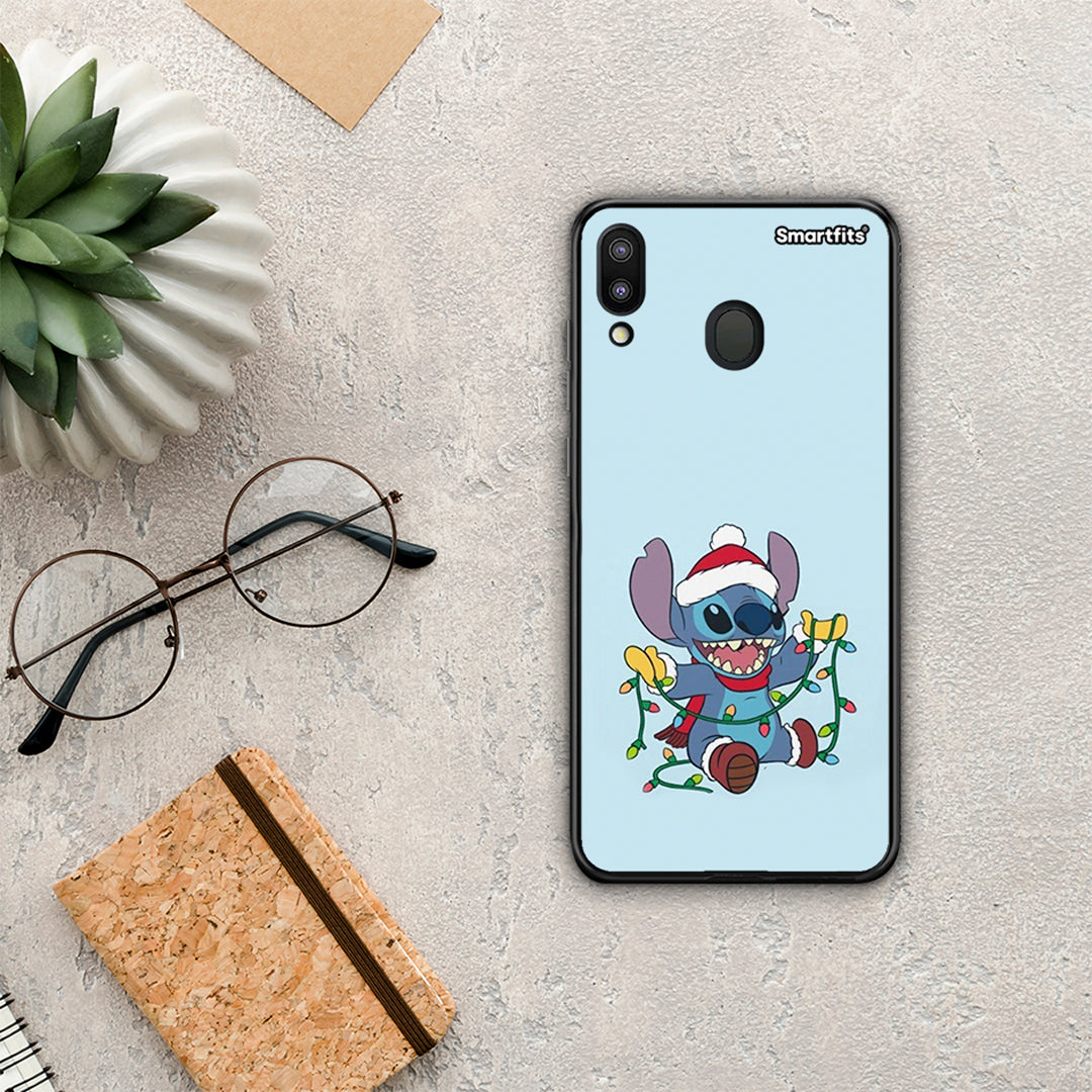 Santa Stich - Samsung Galaxy M20 case