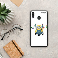 Thumbnail for Xmas Minion Lights - Samsung Galaxy M20 case