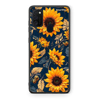 Thumbnail for Samsung M21 / M31 Autumn Sunflowers Θήκη από τη Smartfits με σχέδιο στο πίσω μέρος και μαύρο περίβλημα | Smartphone case with colorful back and black bezels by Smartfits