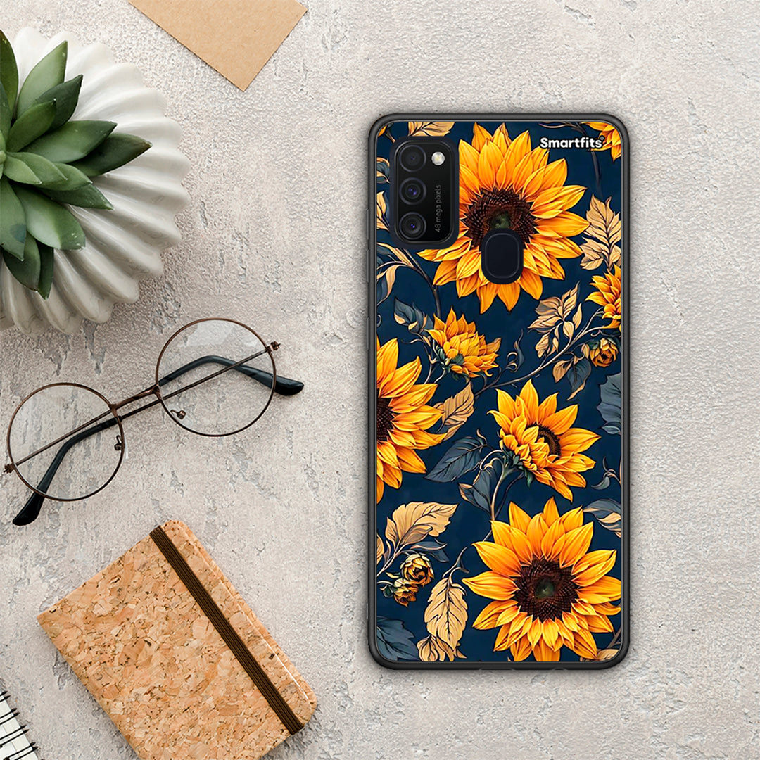Autumn Sunflowers - Samsung Galaxy M21 / M30s θήκη