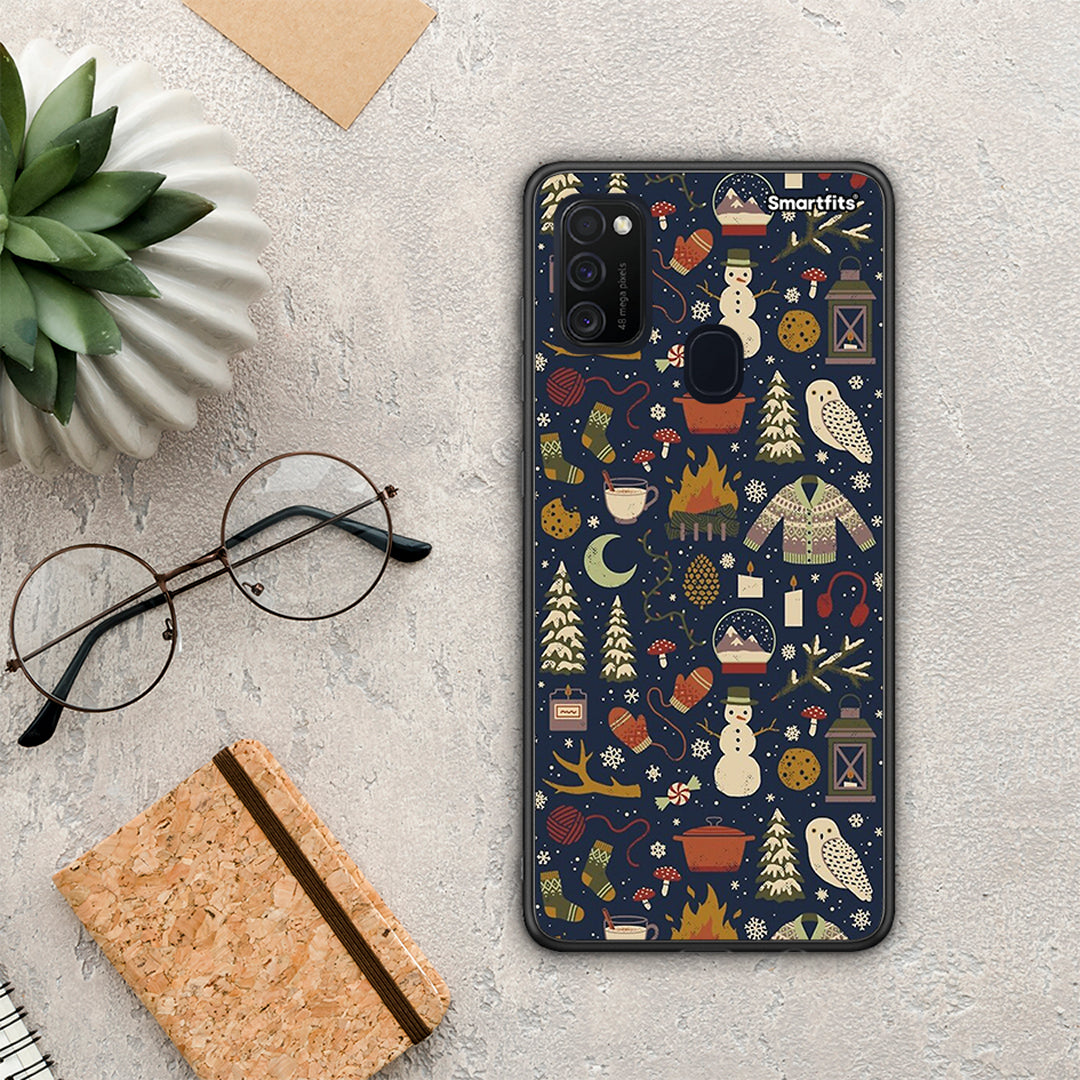 Christmas Elements - Samsung Galaxy M21 / M30S case